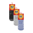 Heat Holders 3 Pair Womens Ankle Slipper Socks