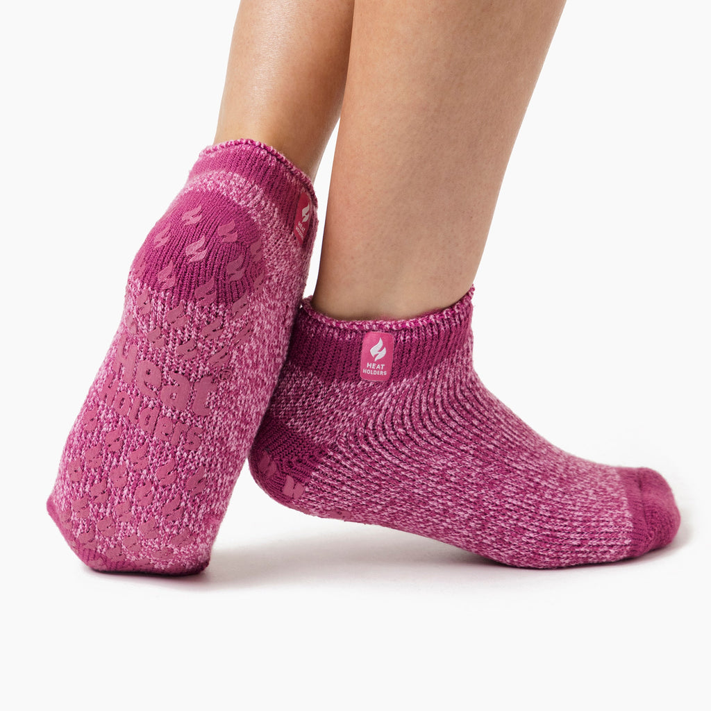 Heat Holders 3 Pair Womens Ankle Slipper Socks