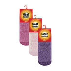 Heat Holders 3 Pair Womens Ankle Slipper Socks