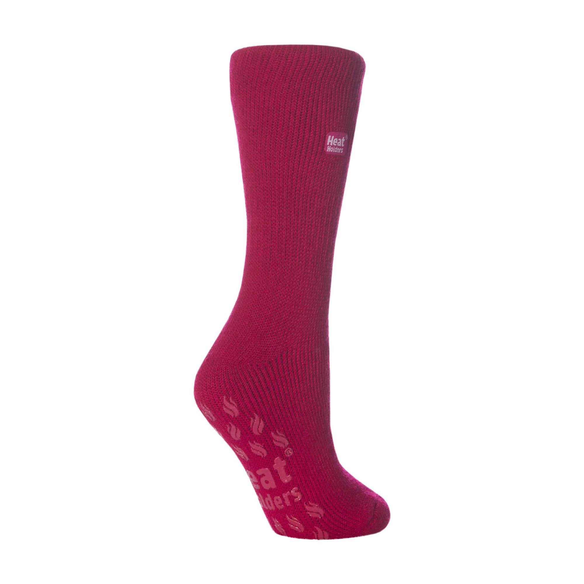 Sock Snob Womens Extra Warm Fluffy Non Slip Thermal Slipper Socks