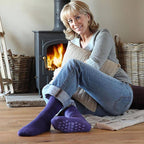 Sock Snob Womens Extra Warm Fluffy Non Slip Thermal Slipper Socks
