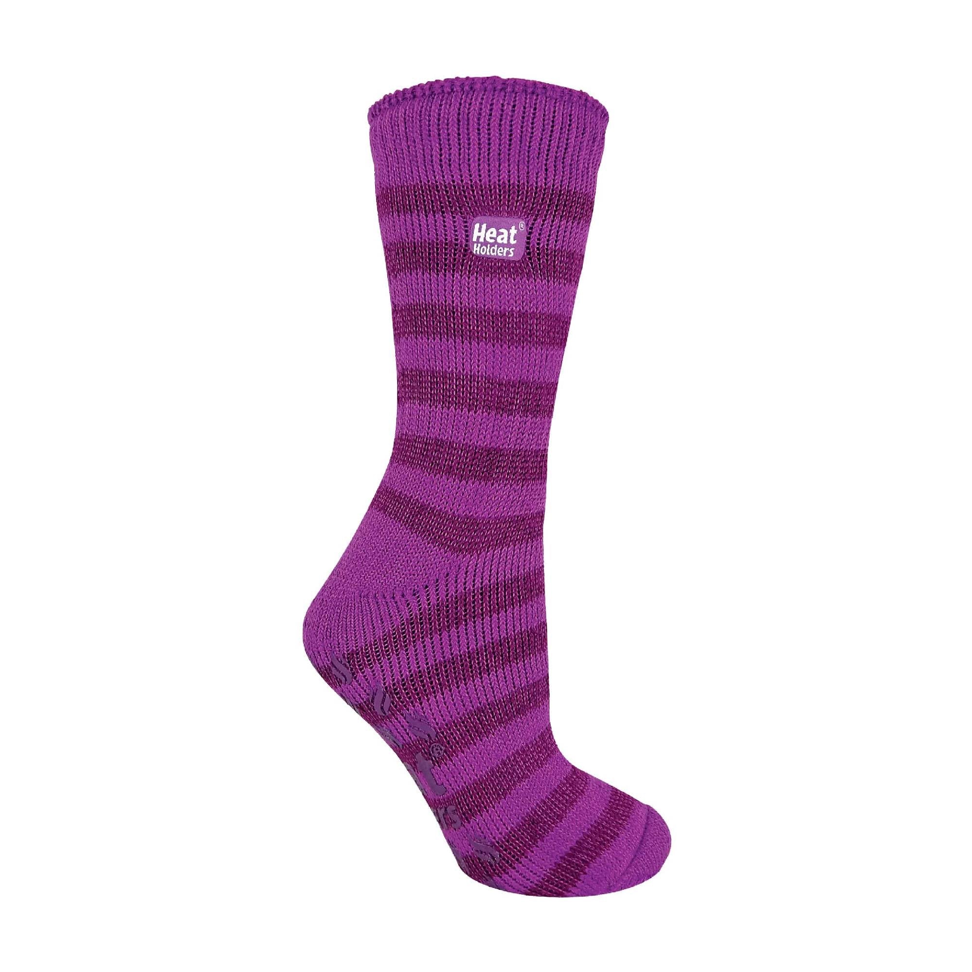 Sock Snob Womens Extra Warm Fluffy Non Slip Thermal Slipper Socks