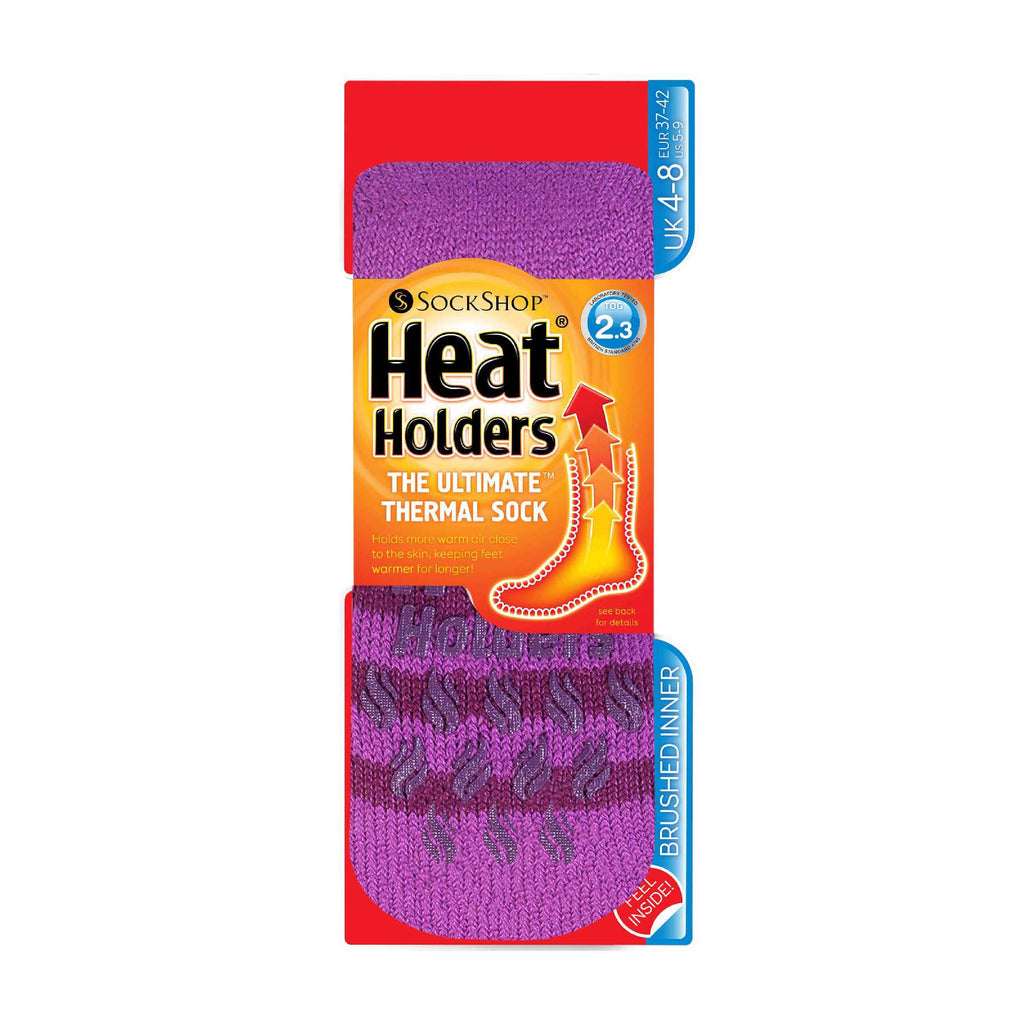 Sock Snob Womens Extra Warm Fluffy Non Slip Thermal Slipper Socks