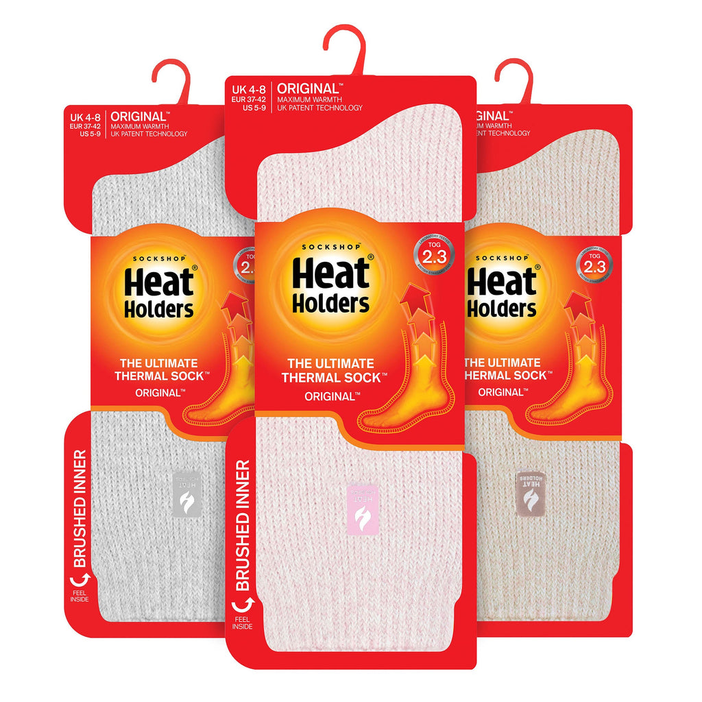 Sock Snob Set of 3 Insulated Thermal Womens Socks for Ultimate Cold Weather Comfort