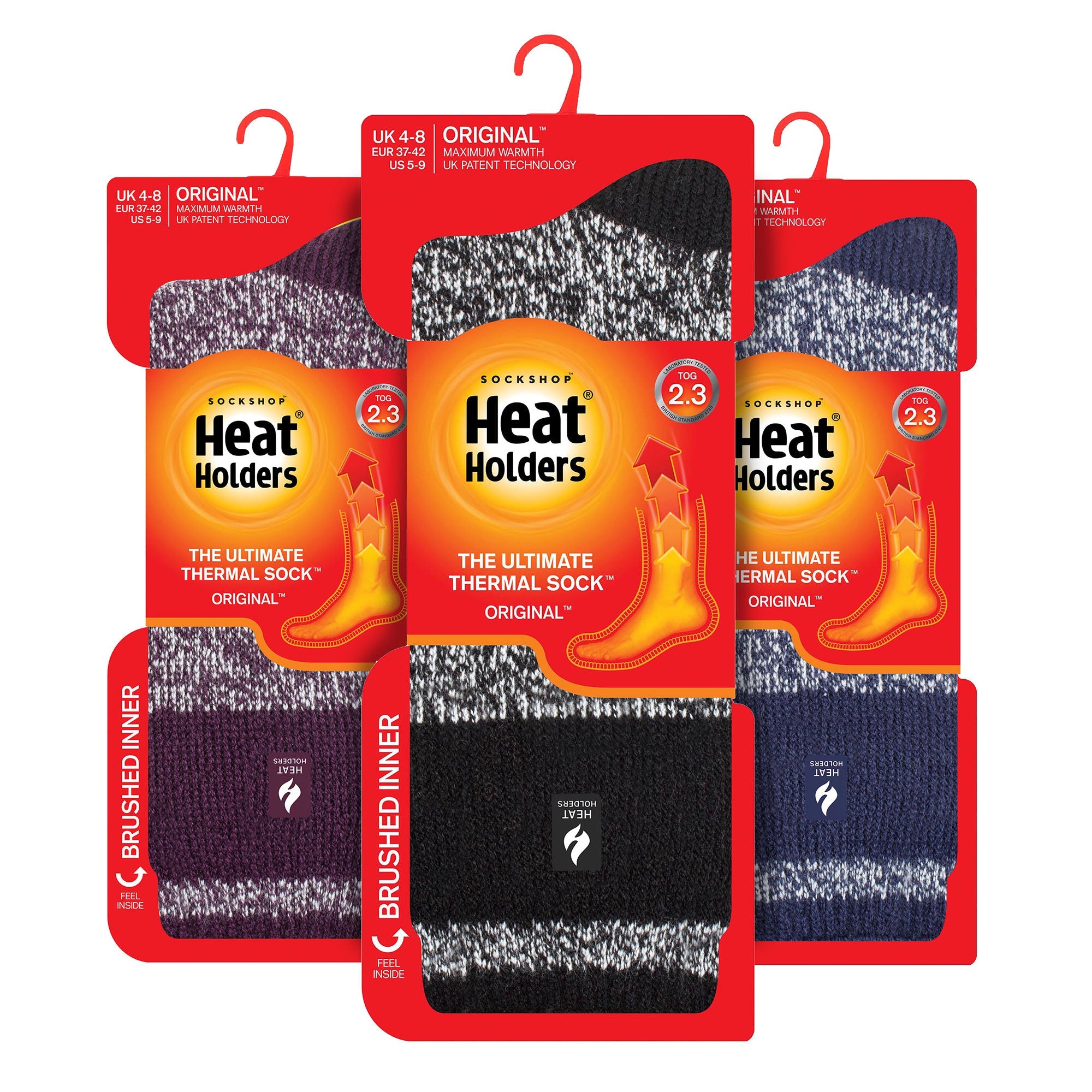 Sock Snob Set of 3 Insulated Thermal Womens Socks for Ultimate Cold Weather Comfort