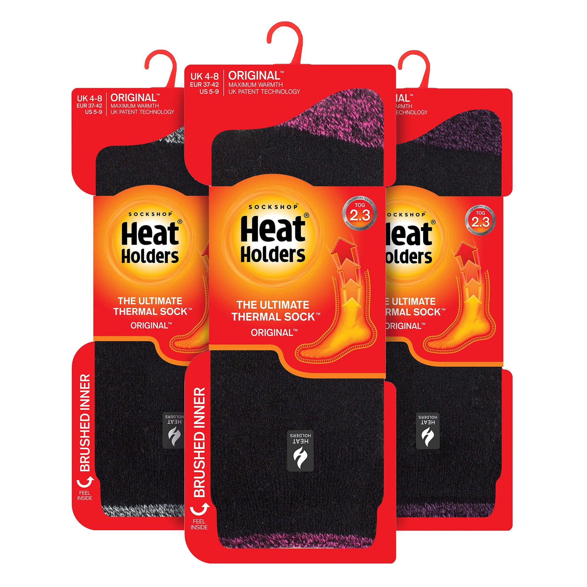 Sock Snob Set of 3 Insulated Thermal Womens Socks for Ultimate Cold Weather Comfort