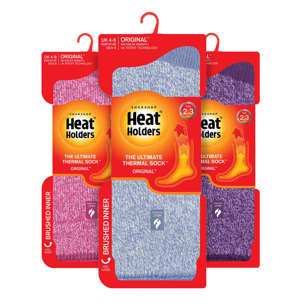 Sock Snob Set of 3 Insulated Thermal Womens Socks for Ultimate Cold Weather Comfort