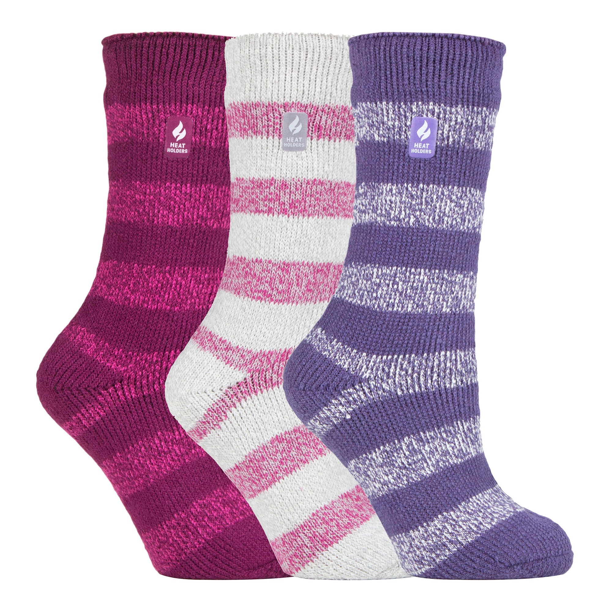 Sock Snob Set of 3 Insulated Thermal Womens Socks for Ultimate Cold Weather Comfort
