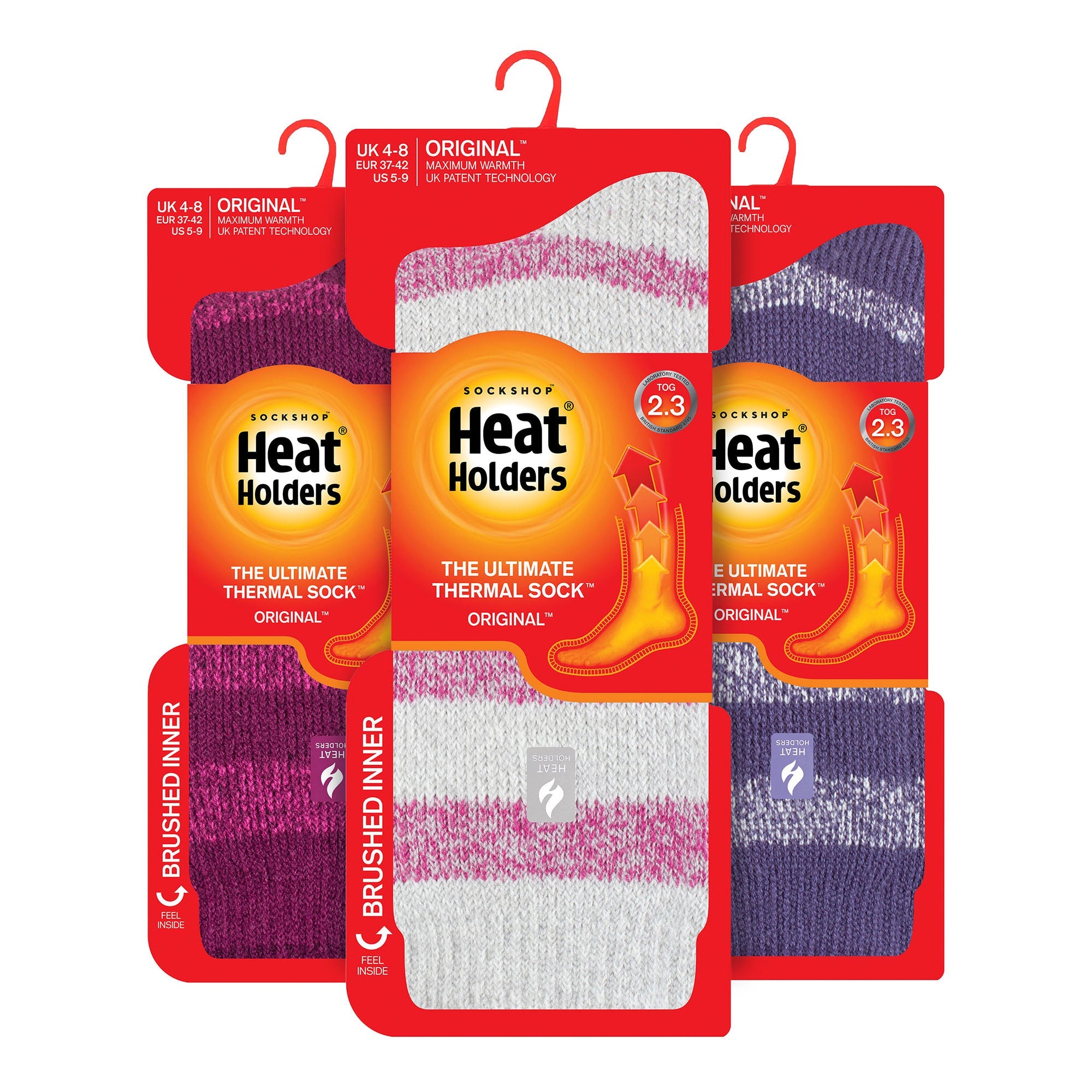 Sock Snob Set of 3 Insulated Thermal Womens Socks for Ultimate Cold Weather Comfort