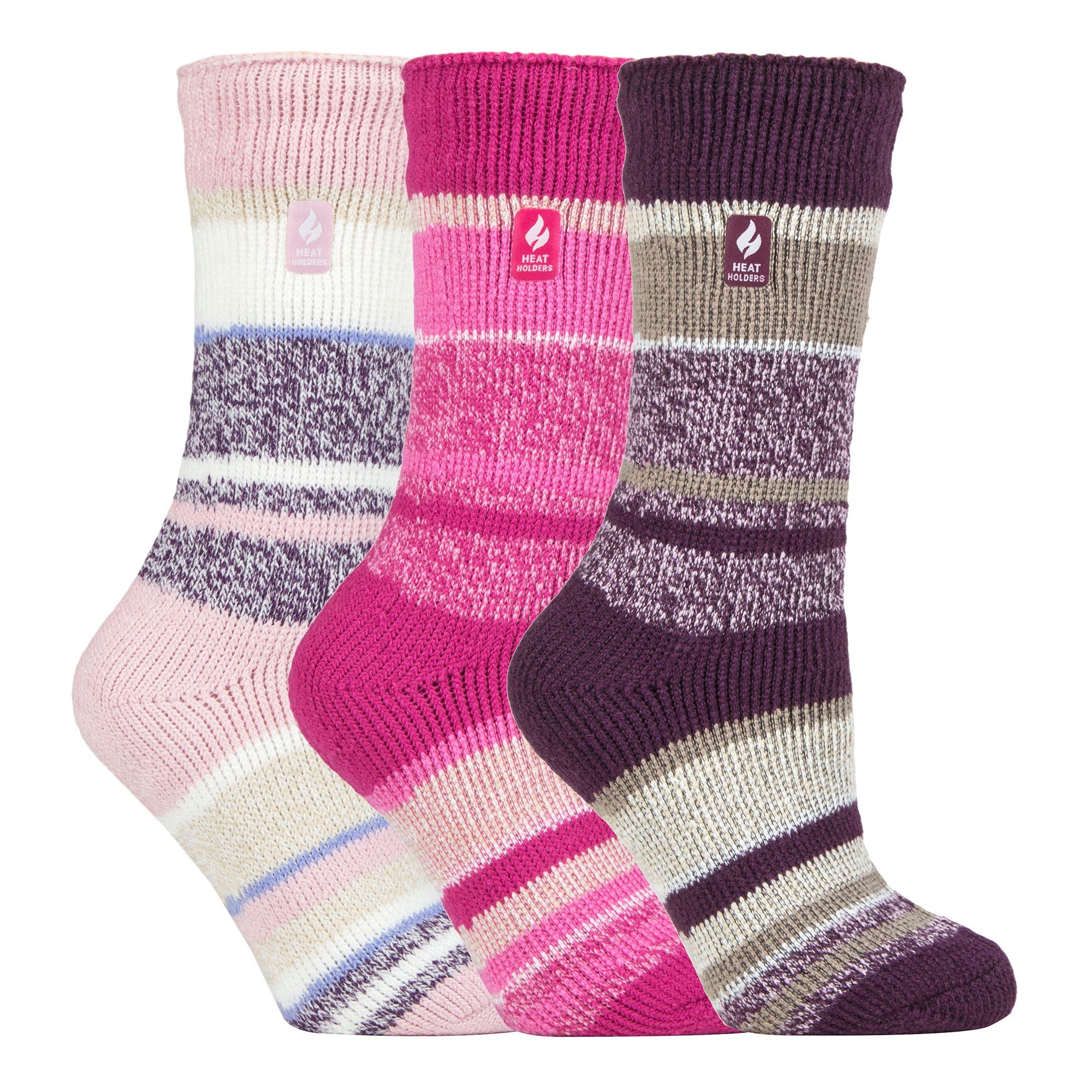 Sock Snob Set of 3 Insulated Thermal Womens Socks for Ultimate Cold Weather Comfort