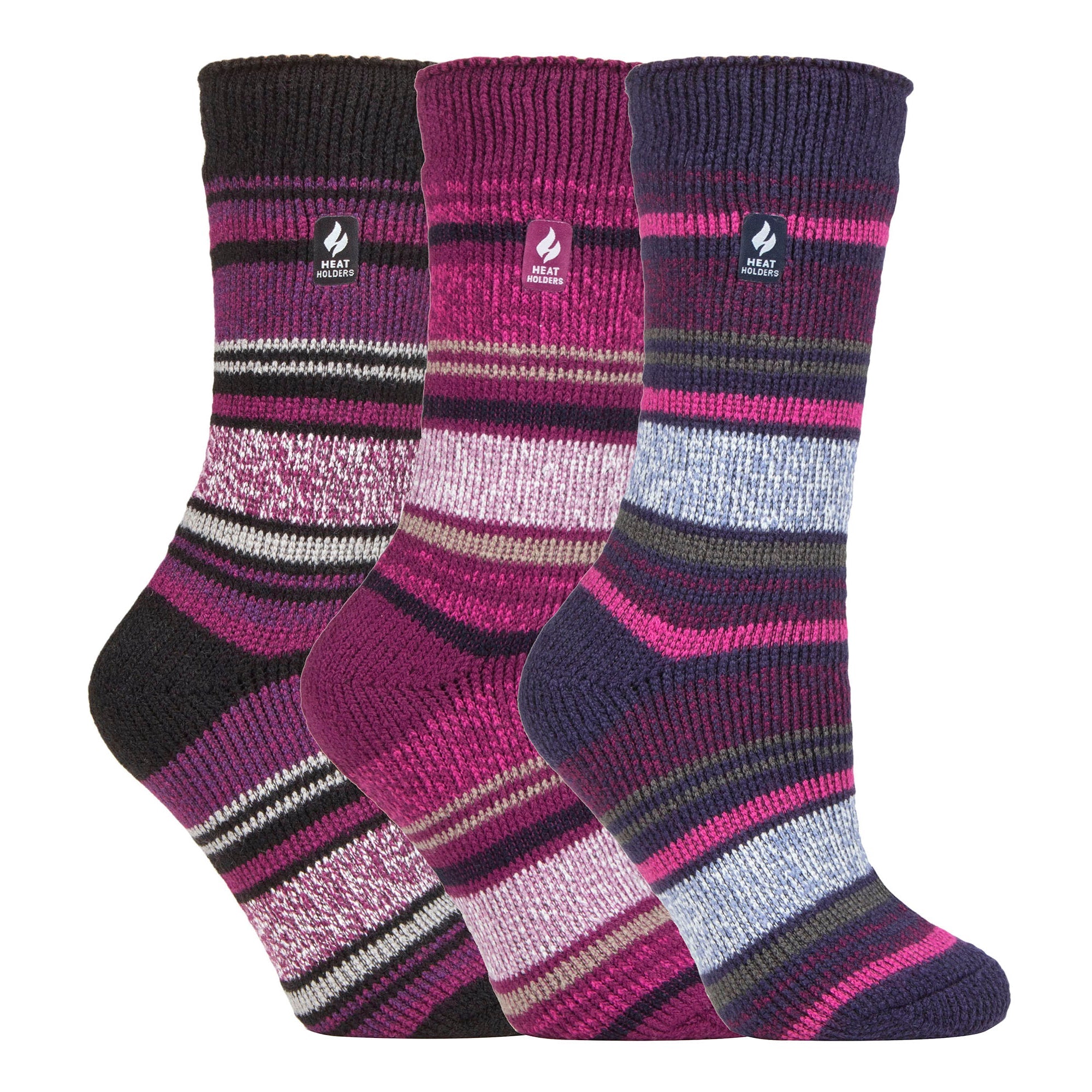 Sock Snob Set of 3 Insulated Thermal Womens Socks for Ultimate Cold Weather Comfort