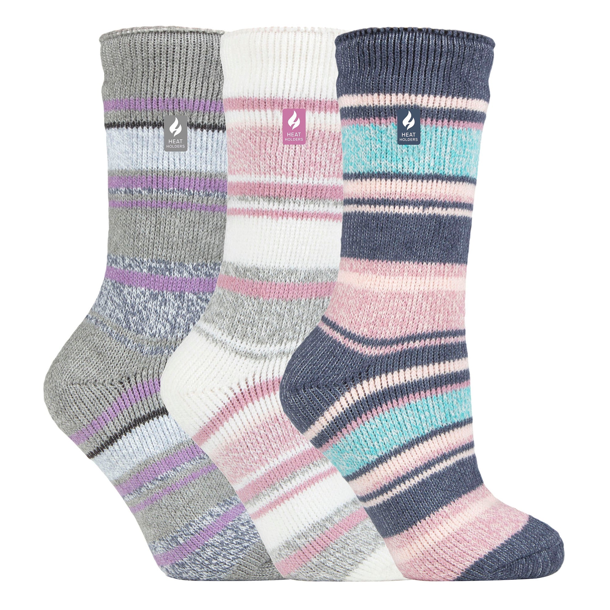 Sock Snob Set of 3 Insulated Thermal Womens Socks for Ultimate Cold Weather Comfort