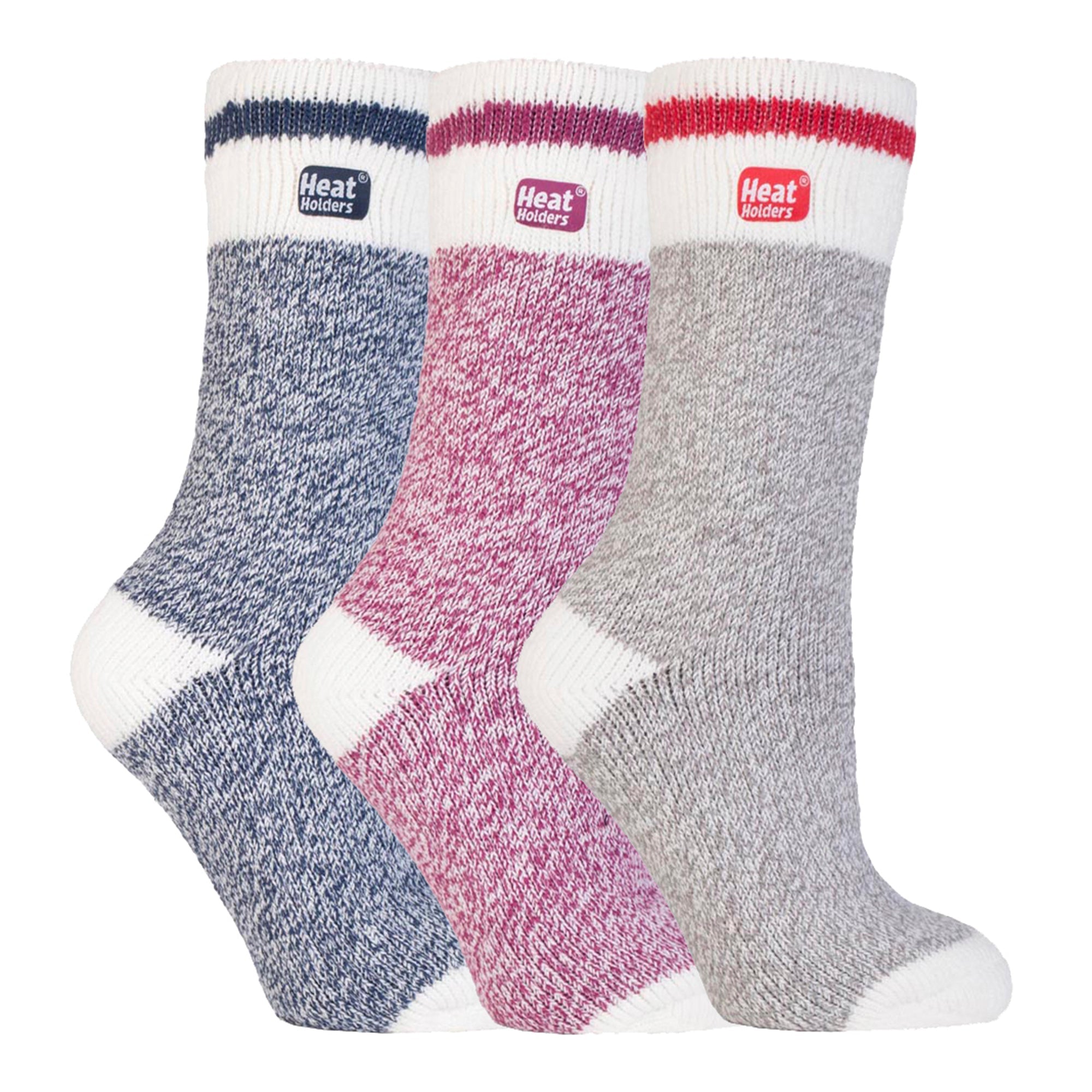 Sock Snob Set of 3 Insulated Thermal Womens Socks for Ultimate Cold Weather Comfort