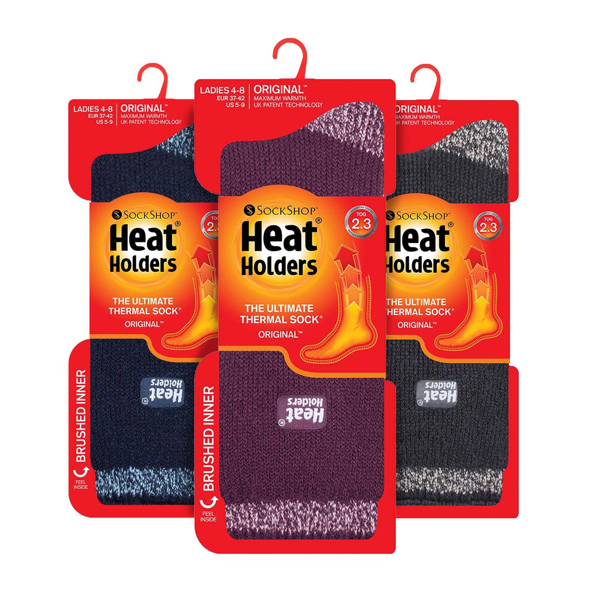 Sock Snob Set of 3 Insulated Thermal Womens Socks for Ultimate Cold Weather Comfort