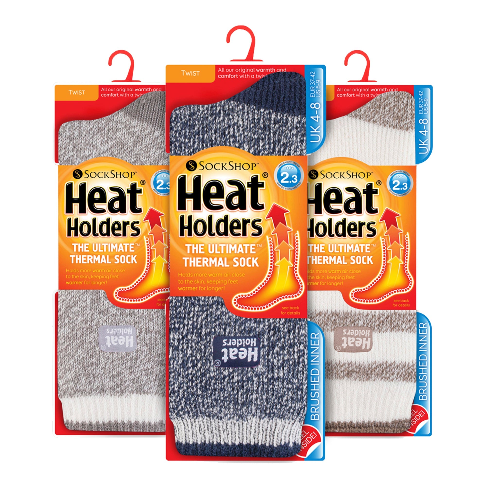 Sock Snob Set of 3 Insulated Thermal Womens Socks for Ultimate Cold Weather Comfort