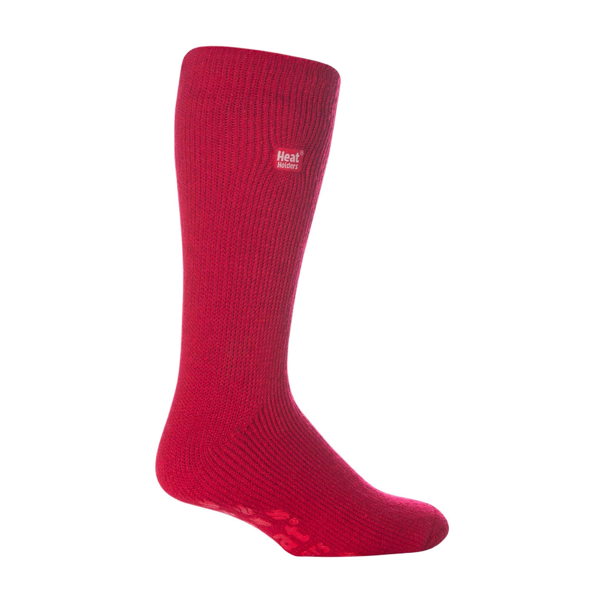 Heat Holders Mens Winter Non Slip Thermal Slipper Socks with Grips