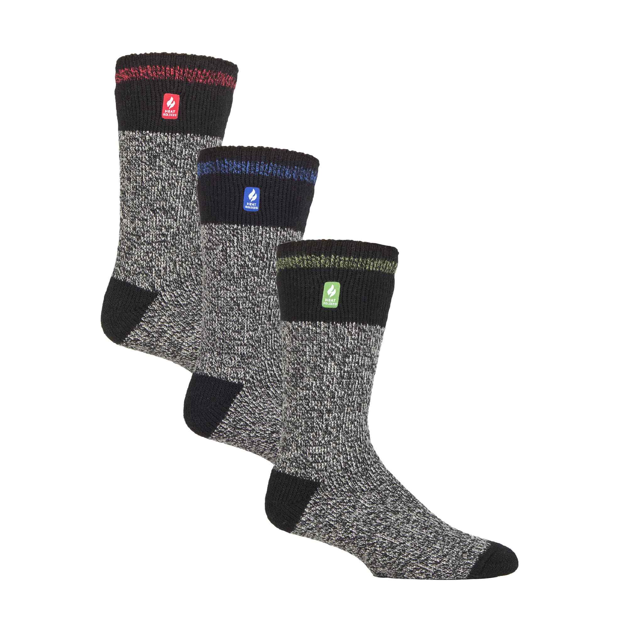 Heat Holders 3 Pack Mens Insulated Thermal Socks for Winter