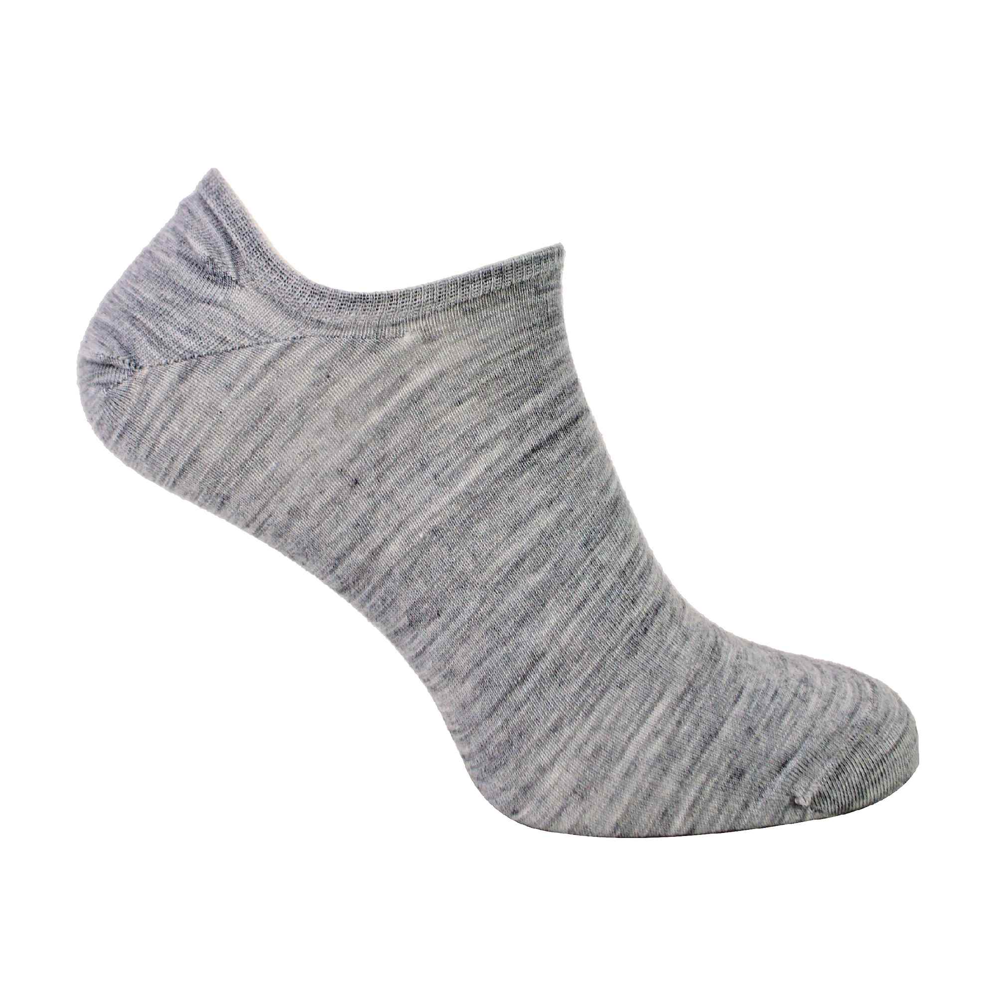 Sock Snob Mens Merino Wool No Show Socks Invisible Low Cut Warm Footsies Socks