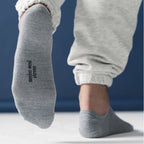Sock Snob Mens Merino Wool No Show Socks Invisible Low Cut Warm Footsies Socks