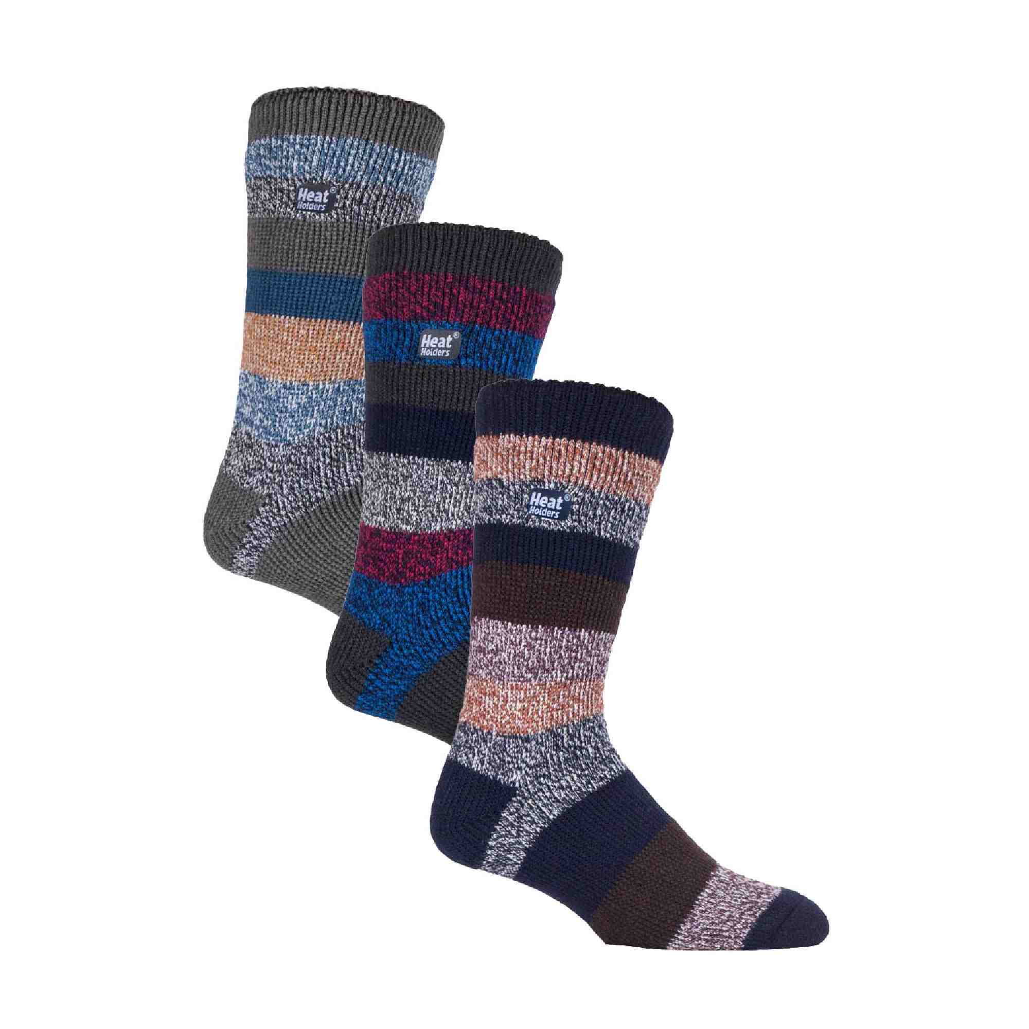 Heat Holders 3 Pack Mens Insulated Thermal Socks for Winter