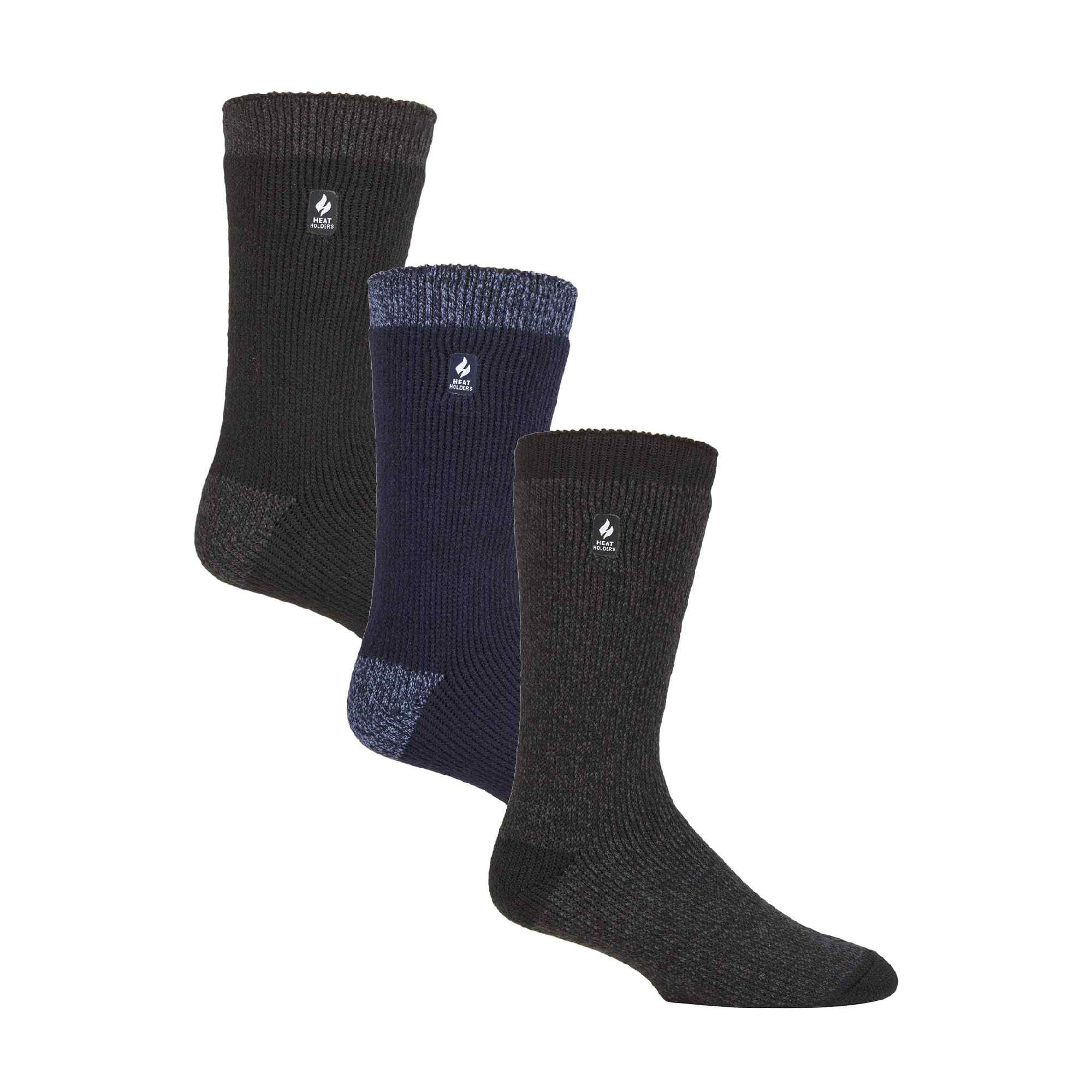 Heat Holders 3 Pack Mens Insulated Thermal Socks for Winter