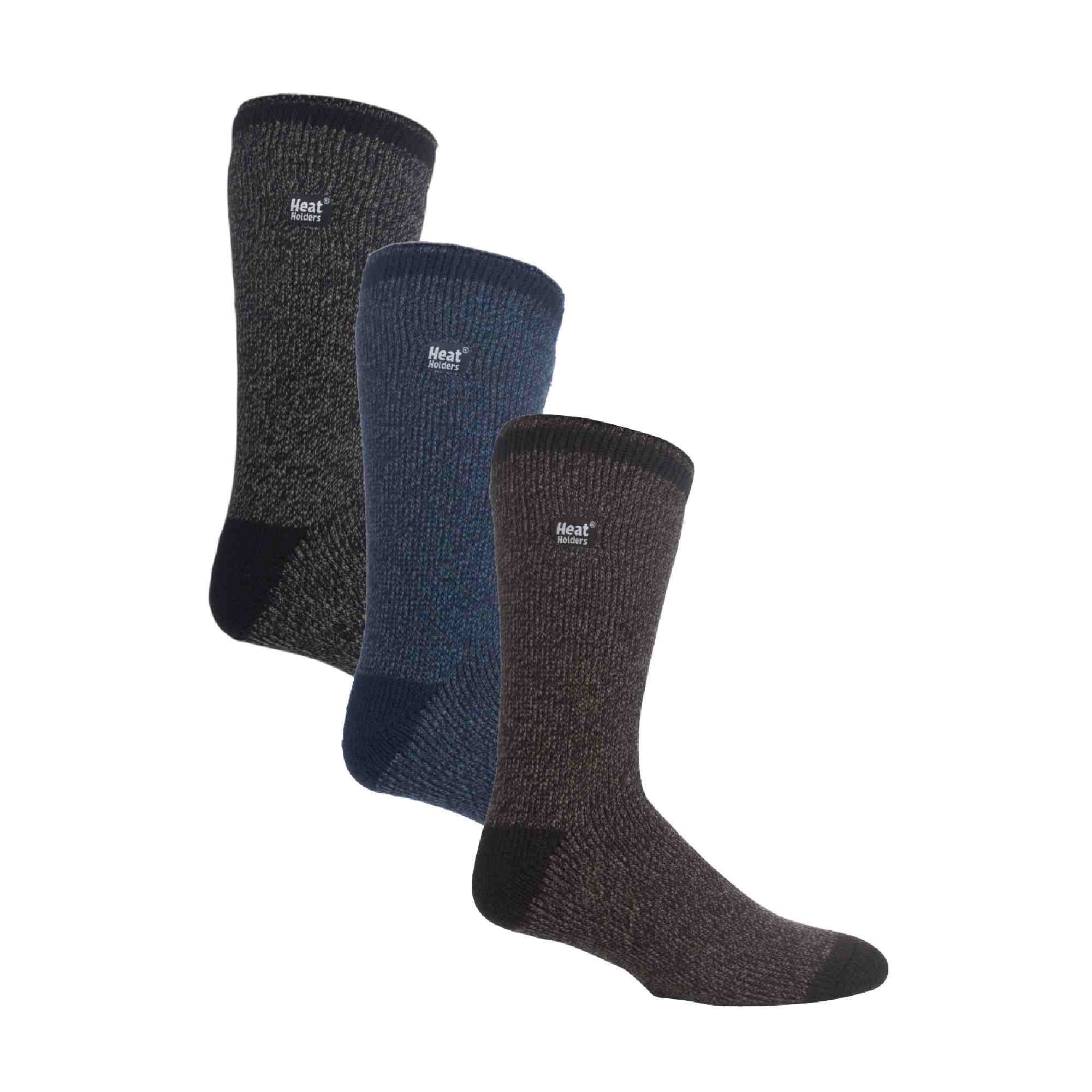 Heat Holders 3 Pack Mens Insulated Thermal Socks for Winter