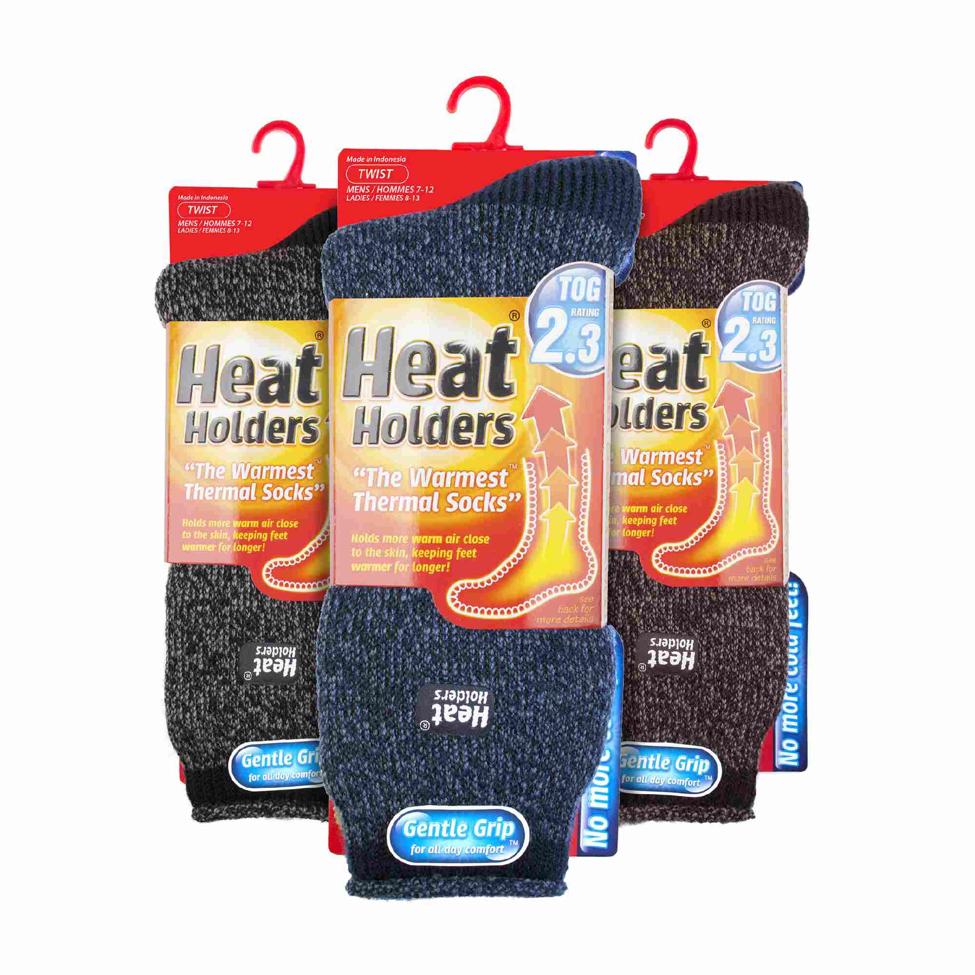 Heat Holders 3 Pack Mens Insulated Thermal Socks for Winter