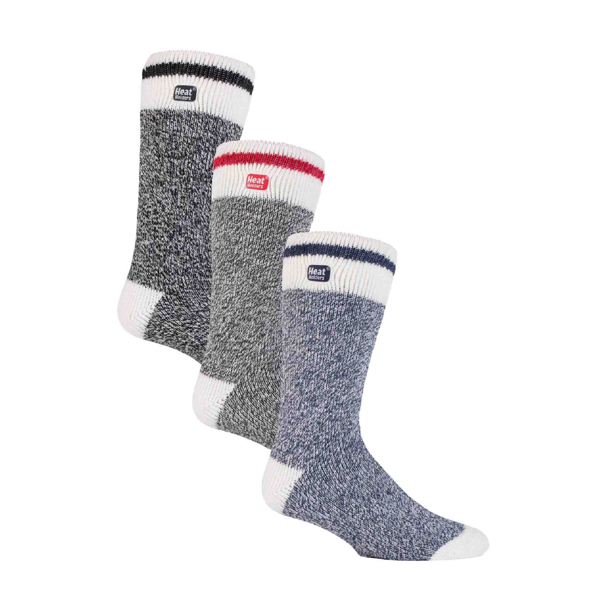 Heat Holders 3 Pack Mens Insulated Thermal Socks for Winter