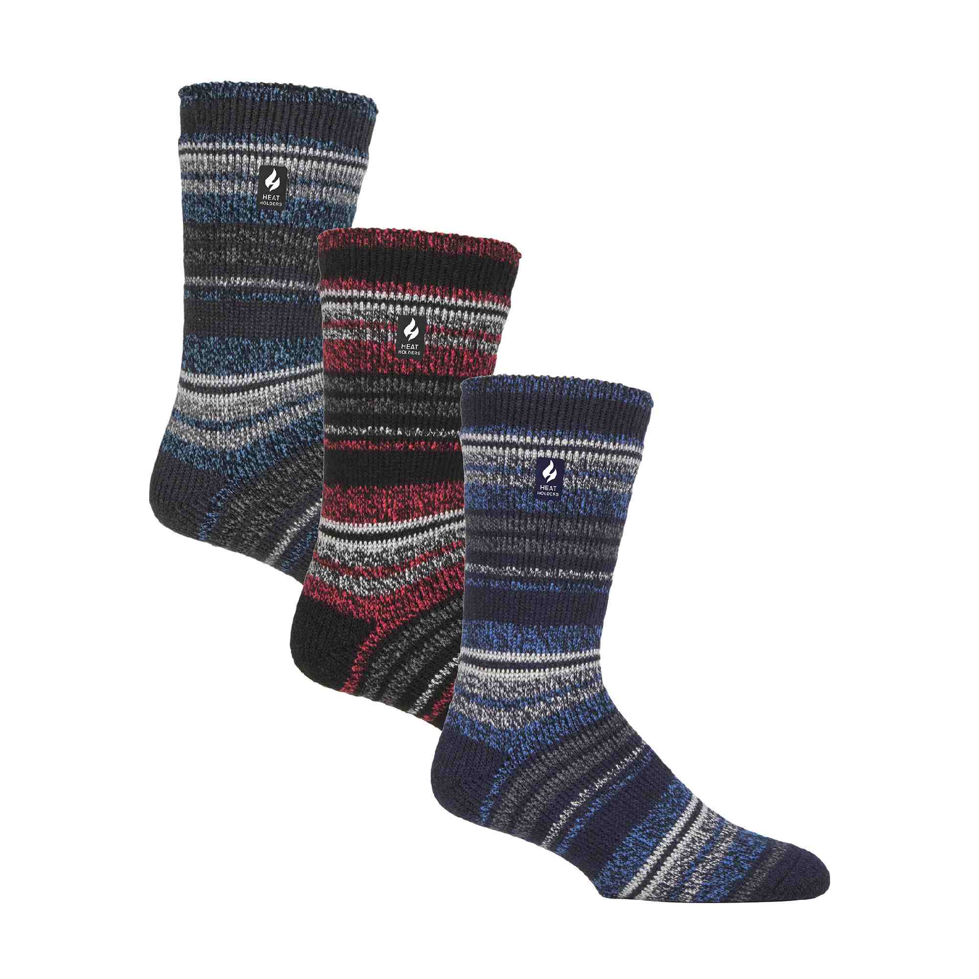 Heat Holders 3 Pack Mens Insulated Thermal Socks for Winter