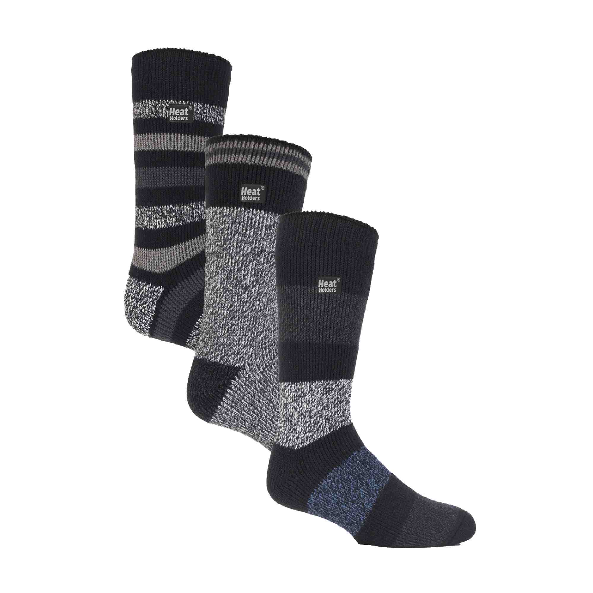 Heat Holders 3 Pack Mens Insulated Thermal Socks for Winter