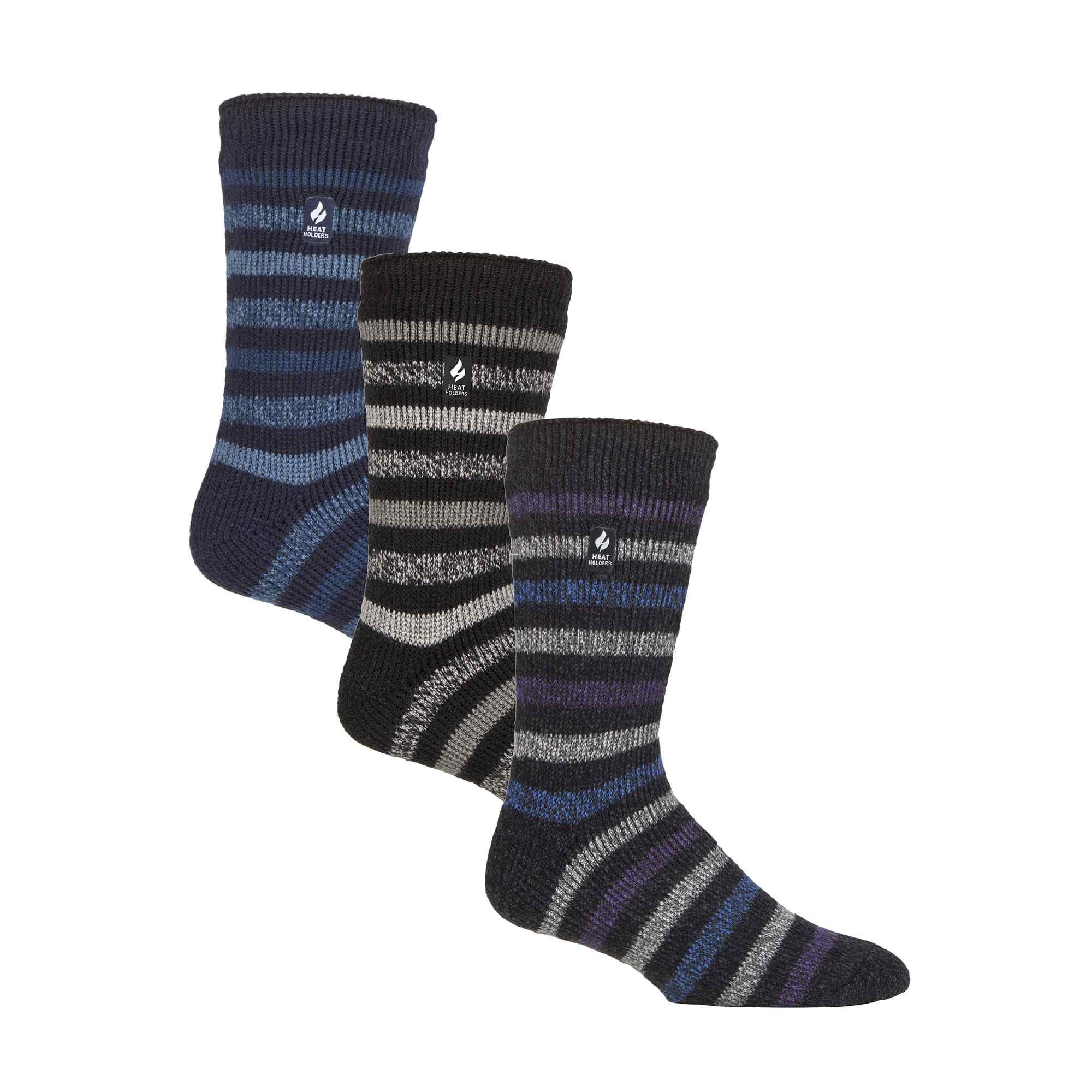 Heat Holders 3 Pack Mens Insulated Thermal Socks for Winter