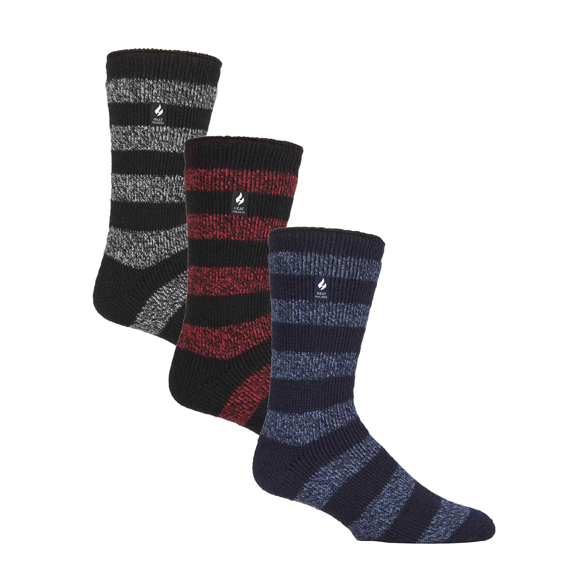 Heat Holders 3 Pack Mens Insulated Thermal Socks for Winter