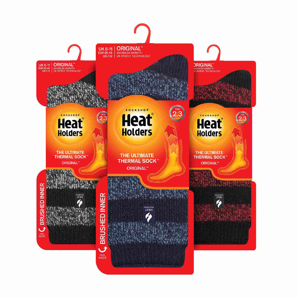 Heat Holders 3 Pack Mens Insulated Thermal Socks for Winter