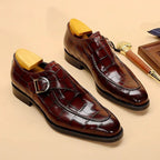 Mens Genuine Leather Lace Up Business Shoes