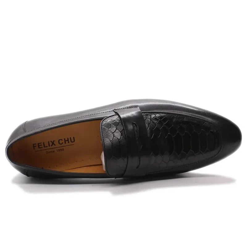 Mens Genuine Cow Leather Loafers
