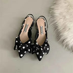 Womens Bow Detail Flat Shoes