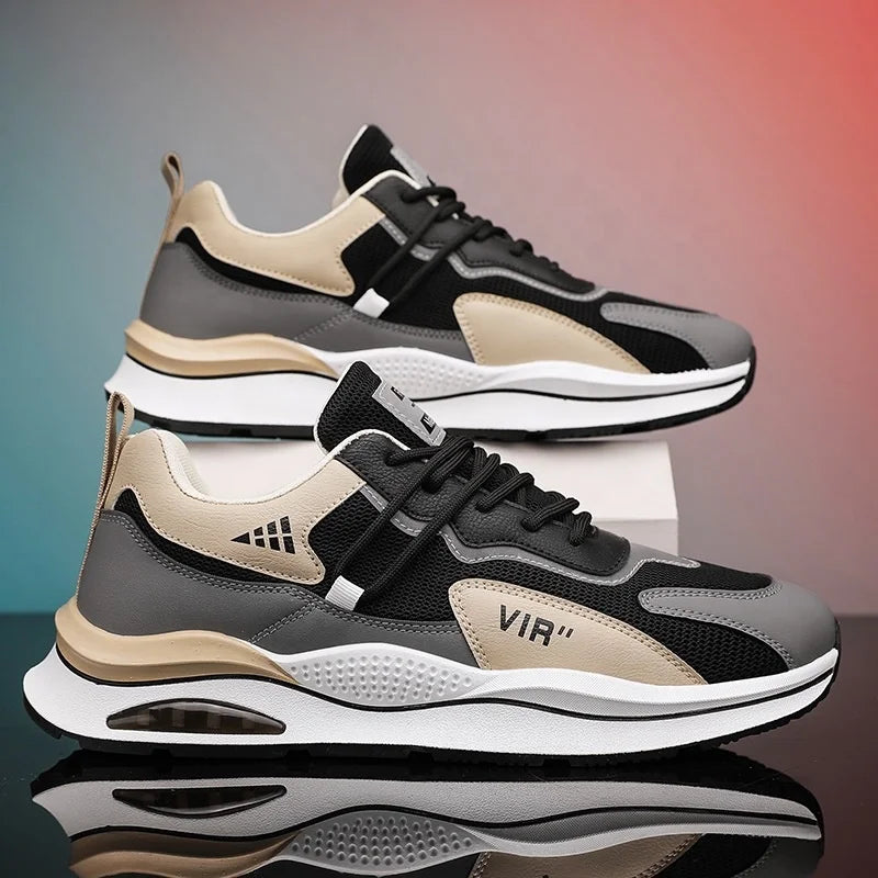 Mens Breathable Mesh Non Slip Running Trainers