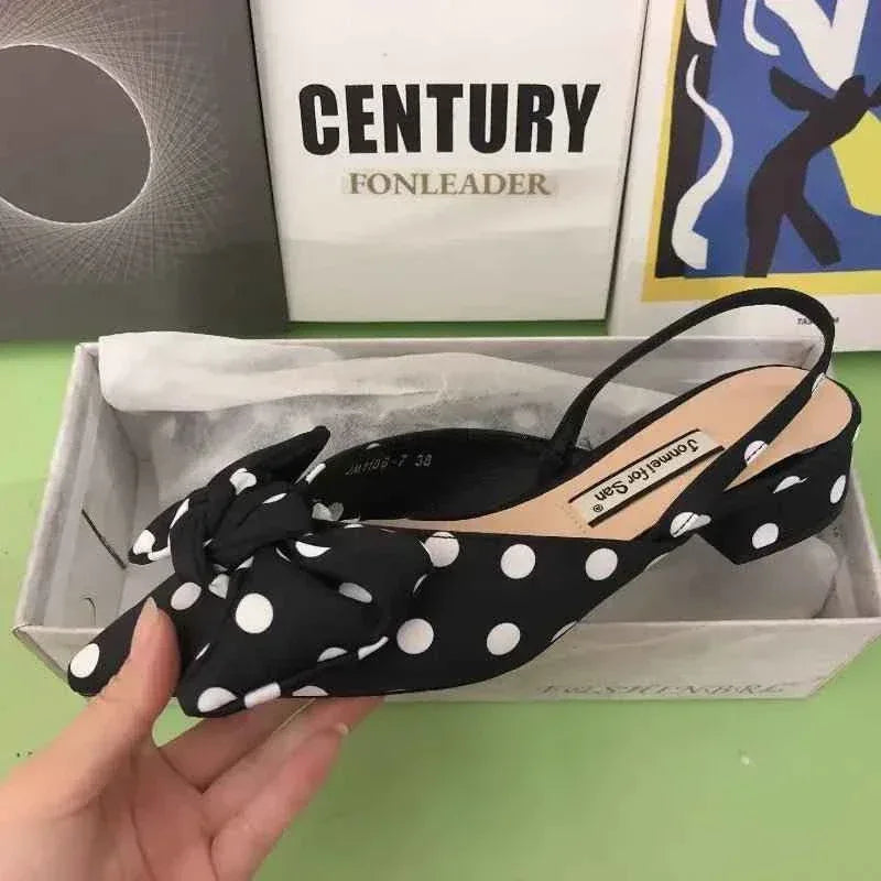 Womens Bow Detail Flat Shoes
