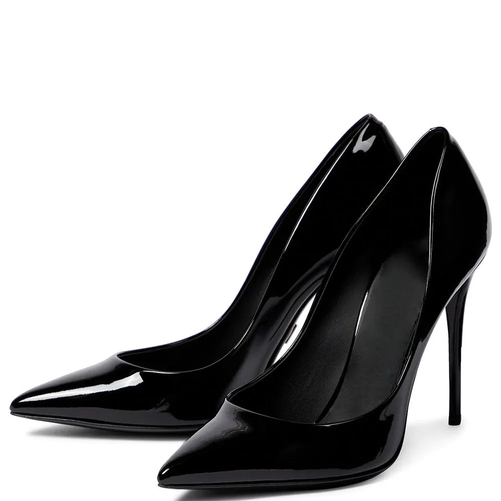 Womens Stiletto Heel Slip On Pointed Toe Heels