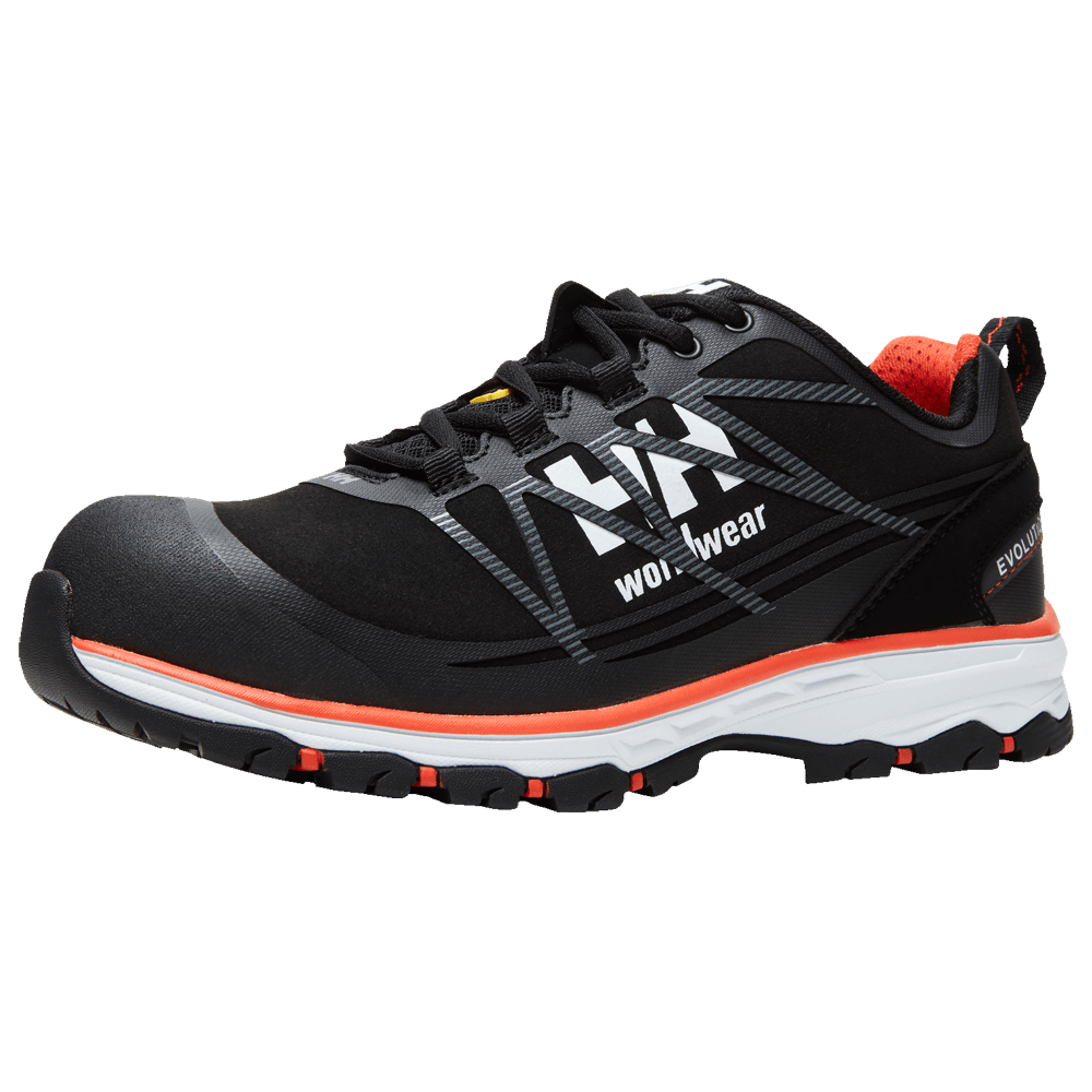 Helly Hansen 78224 Chelsea Evolution Aluminum-Toe Safety Shoes Safety Trainers Black / Orange
