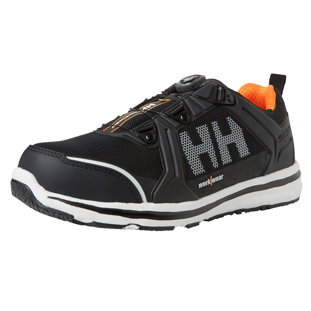 Helly Hansen 78228 Oslo BOA Waterproof Aluminum-Toe Safety Shoes Safety Trainers Black / Orange