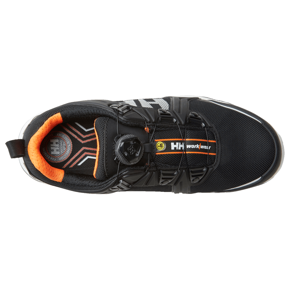 Helly Hansen 78228 Oslo BOA Waterproof Aluminum-Toe Safety Shoes Safety Trainers Black / Orange