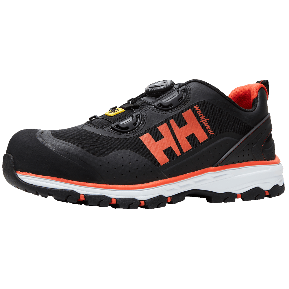 Helly Hansen 78230 Chelsea Evolution BOA Aluminum-Toe Safety Shoes Safety Trainers Black / Orange