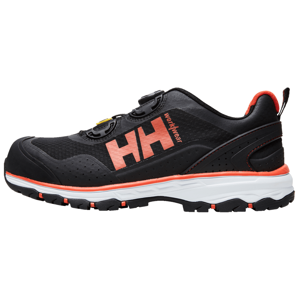 Helly Hansen 78230 Chelsea Evolution BOA Aluminum-Toe Safety Shoes Safety Trainers Black / Orange
