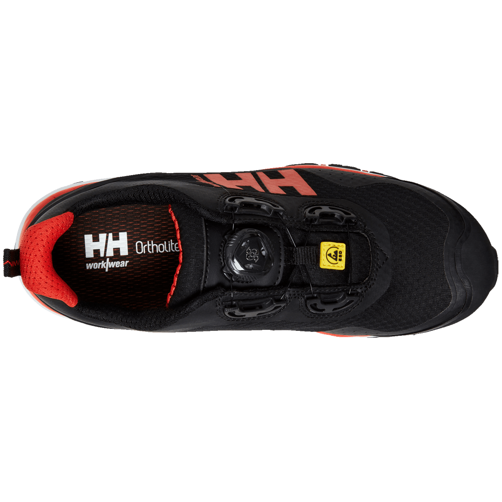 Helly Hansen 78230 Chelsea Evolution BOA Aluminum-Toe Safety Shoes Safety Trainers Black / Orange