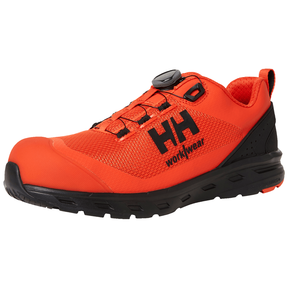 Helly Hansen 78245Chelsea Evolution Brz Low BOA Safety Shoes Safety Trainers Black / Grey / Dark Orange