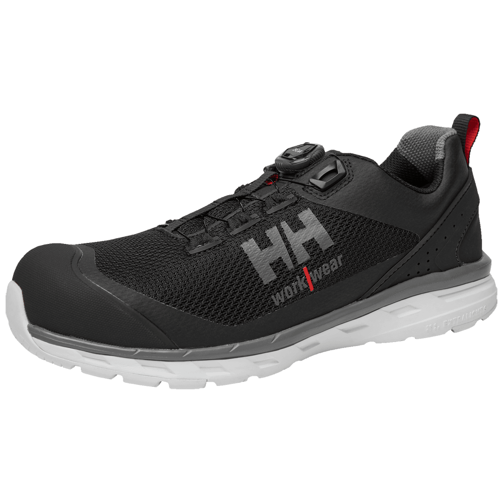 Helly Hansen 78245Chelsea Evolution Brz Low BOA Safety Shoes Safety Trainers Black / Grey / Dark Orange