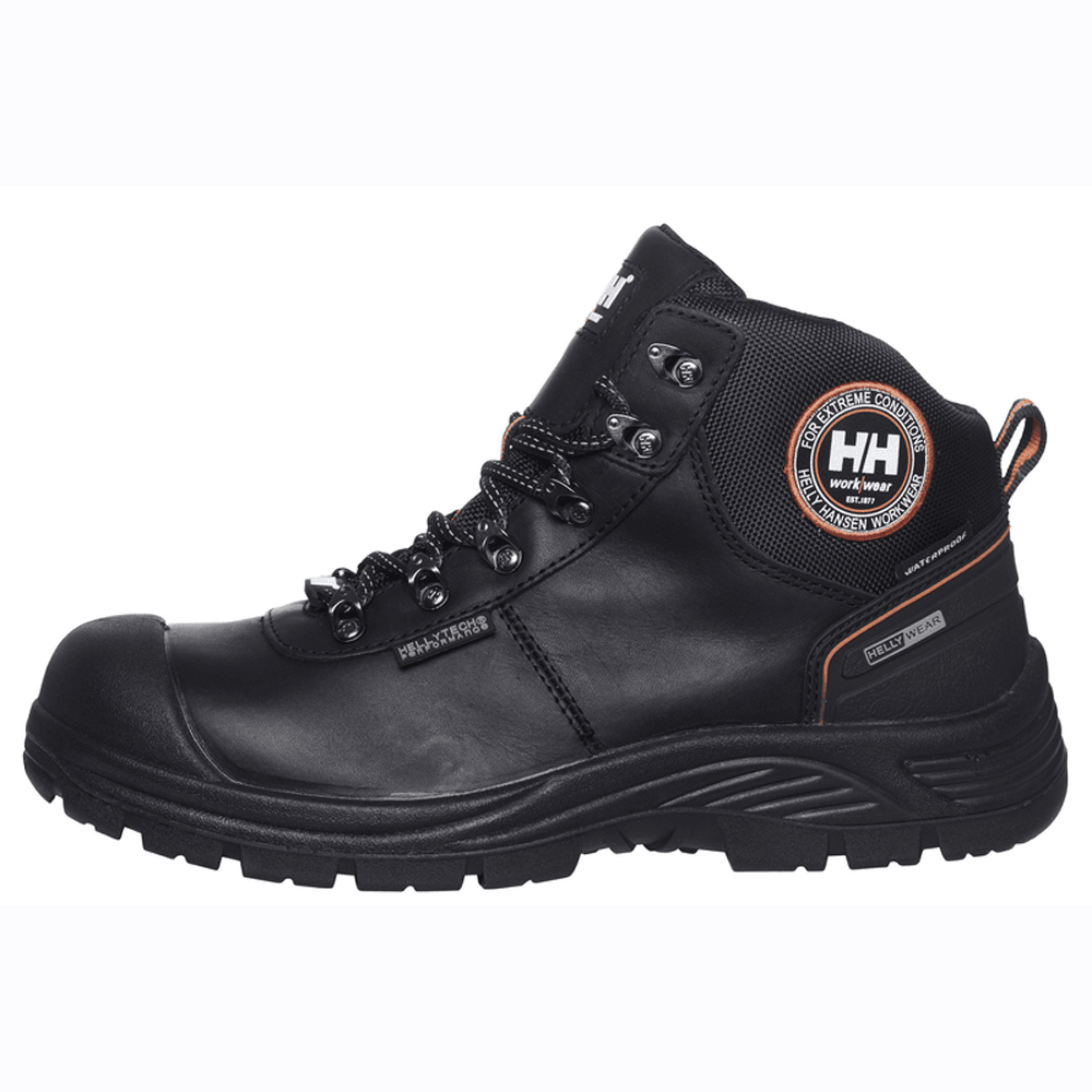Helly Hansen 78250 Chelsea Waterproof Composite Toe Safety Boots Black / Orange