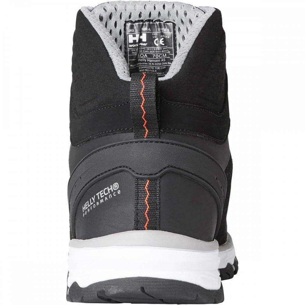 Helly Hansen 78269 Chelsea Evolution BOA Wide Black / Grey Safety Hiker Boots