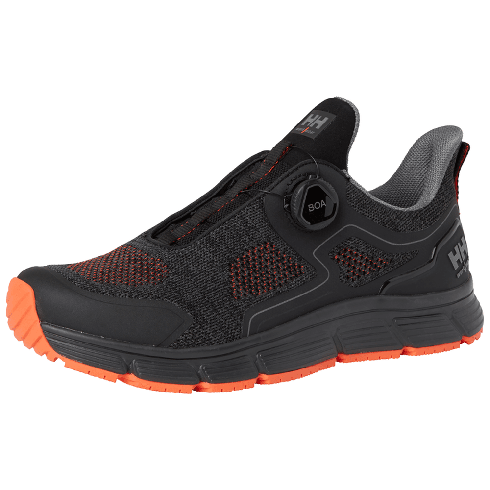 Helly Hansen 78358 Kensington Low-Cut BOA O1 - Soft Toe Work Shoes Black / Orange